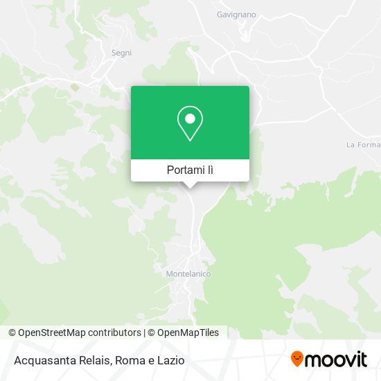 Mappa Acquasanta Relais