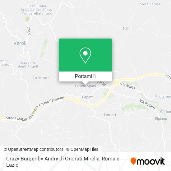 Mappa Crazy Burger by Andry di Onorati Mirella