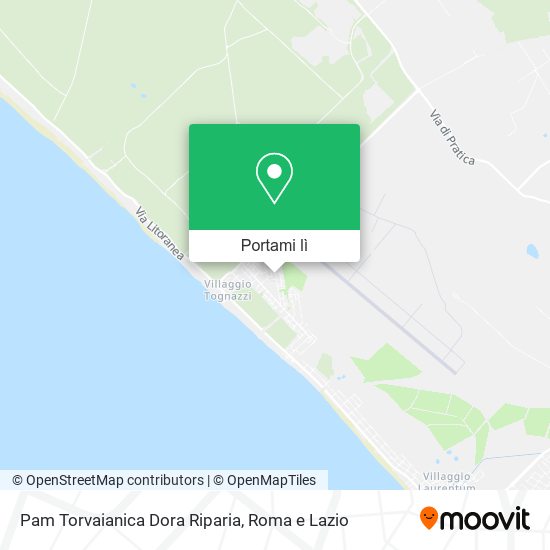 Mappa Pam Torvaianica Dora Riparia