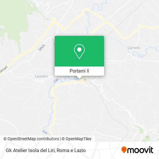 Mappa Gk Atelier Isola del Liri