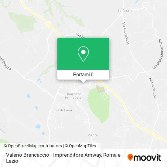 Mappa Valerio Brancaccio - Imprenditore Amway