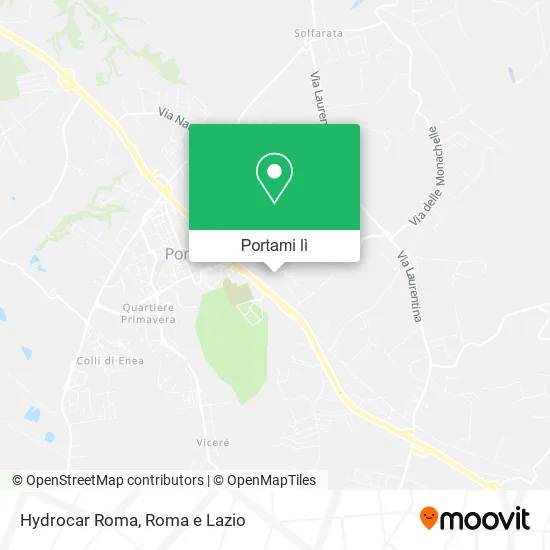 Mappa Hydrocar Roma