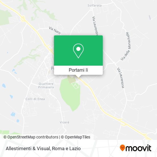 Mappa Allestimenti & Visual