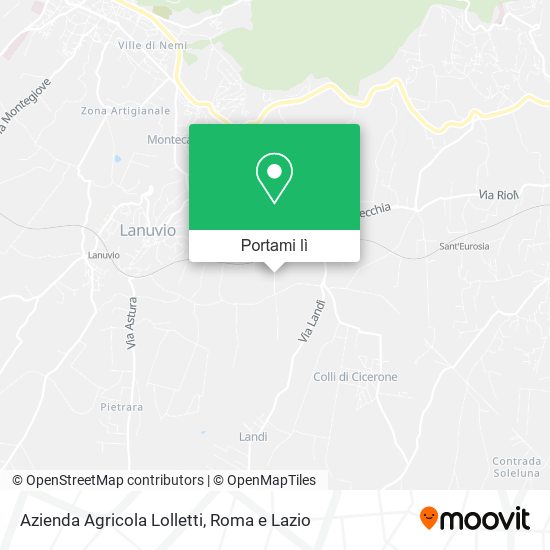 Mappa Azienda Agricola Lolletti