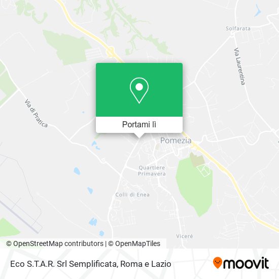 Mappa Eco S.T.A.R. Srl Semplificata