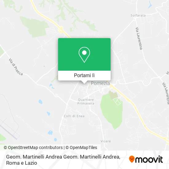 Mappa Geom. Martinelli Andrea Geom. Martinelli Andrea