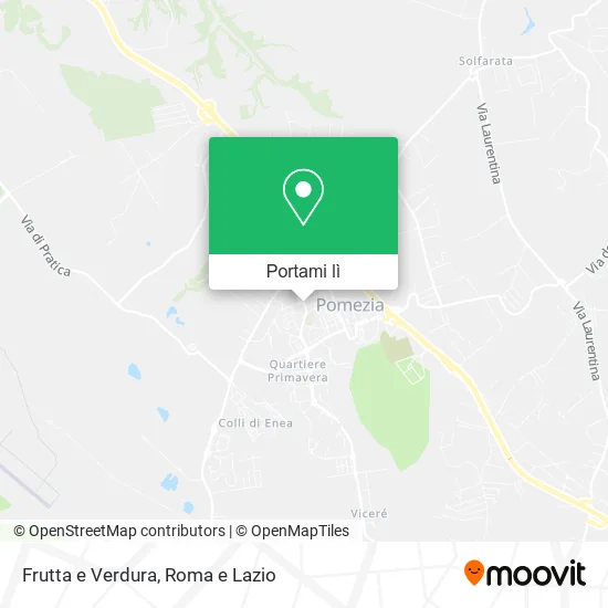 Mappa Frutta e Verdura