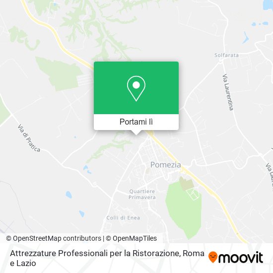Mappa Attrezzature Professionali per la Ristorazione