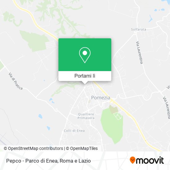 Mappa Pepco - Parco di Enea