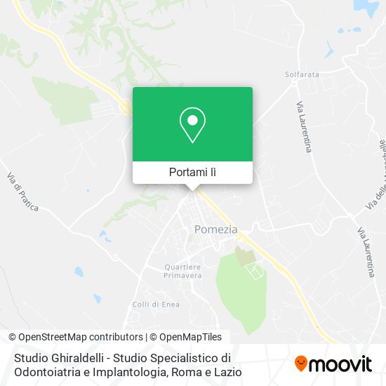 Mappa Studio Ghiraldelli - Studio Specialistico di Odontoiatria e Implantologia