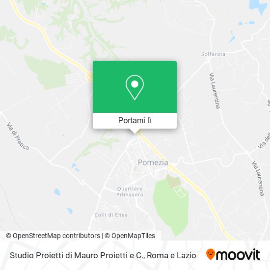 Mappa Studio Proietti di Mauro Proietti e C.