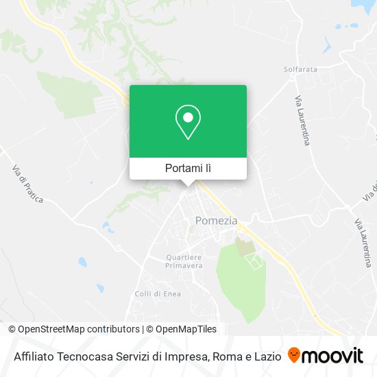 Mappa Affiliato Tecnocasa Servizi di Impresa