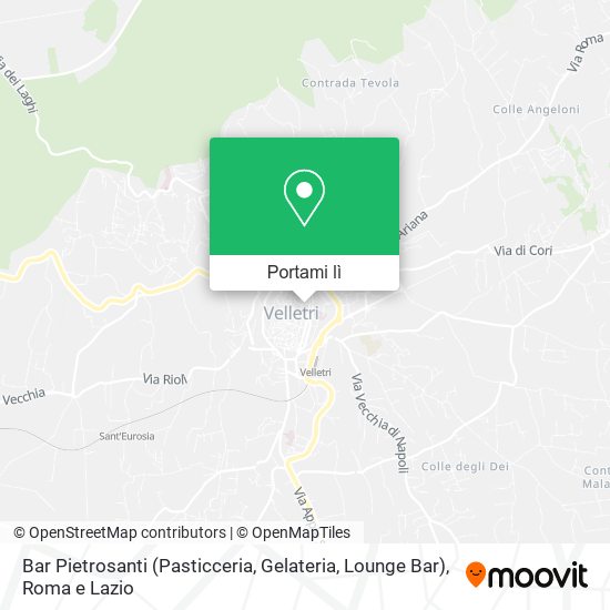 Mappa Bar Pietrosanti (Pasticceria, Gelateria, Lounge Bar)