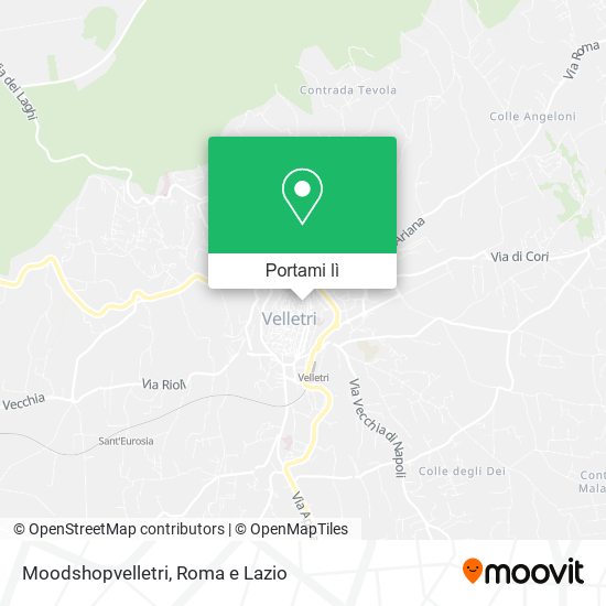 Mappa Moodshopvelletri