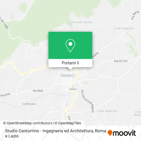 Mappa Studio Centorrino - Ingegneria ed Architettura