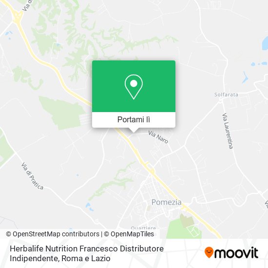 Mappa Herbalife Nutrition Francesco Distributore Indipendente