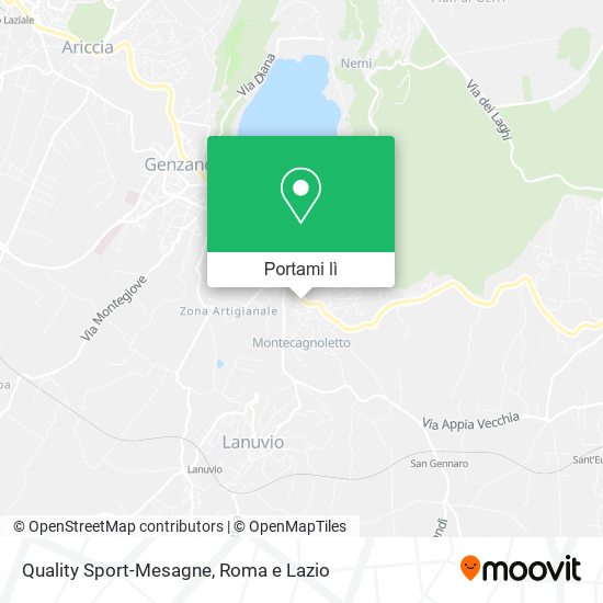 Mappa Quality Sport-Mesagne