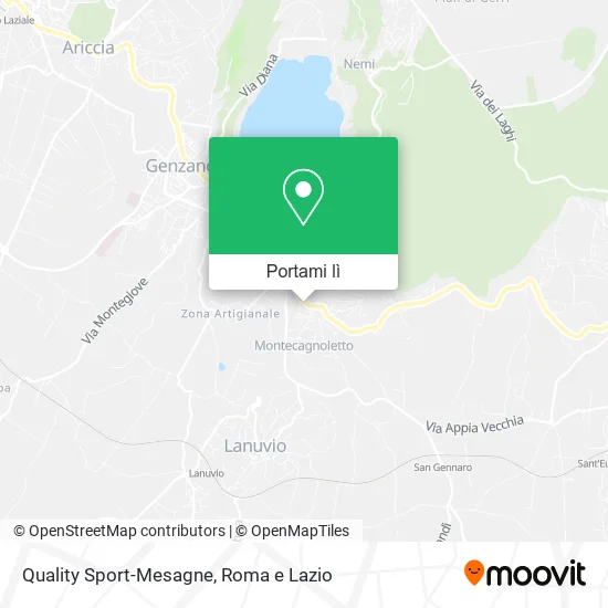 Mappa Quality Sport-Mesagne