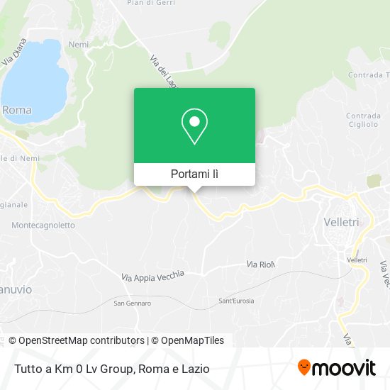 Mappa Tutto a Km 0 Lv Group