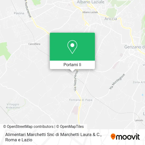 Mappa Alimentari Marchetti Snc di Marchetti Laura & C.