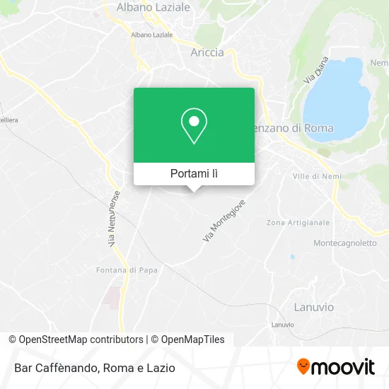 Mappa Bar Caffènando