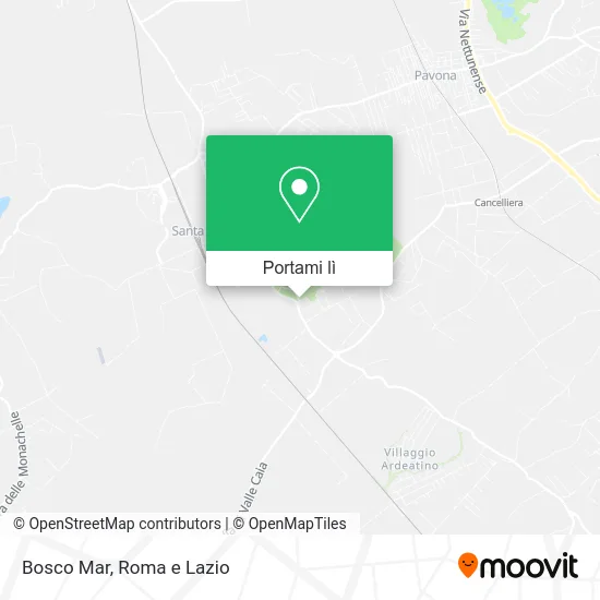 Mappa Bosco Mar