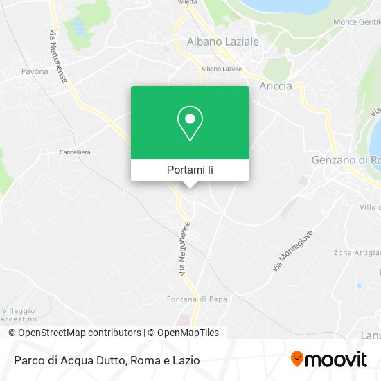 Mappa Parco di Acqua Dutto