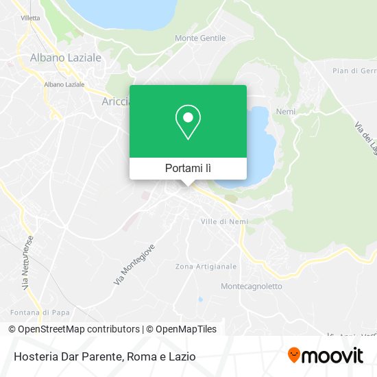 Mappa Hosteria Dar Parente