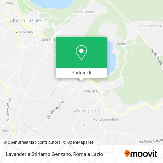 Mappa Lavanderia Stiriamo Genzano