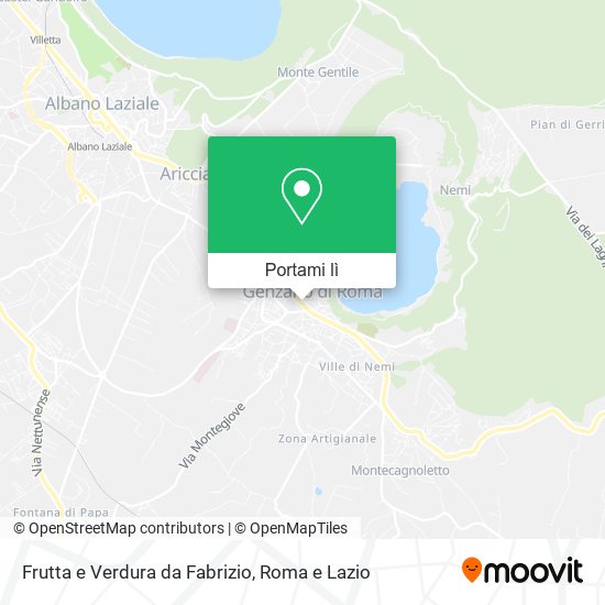 Mappa Frutta e Verdura da Fabrizio