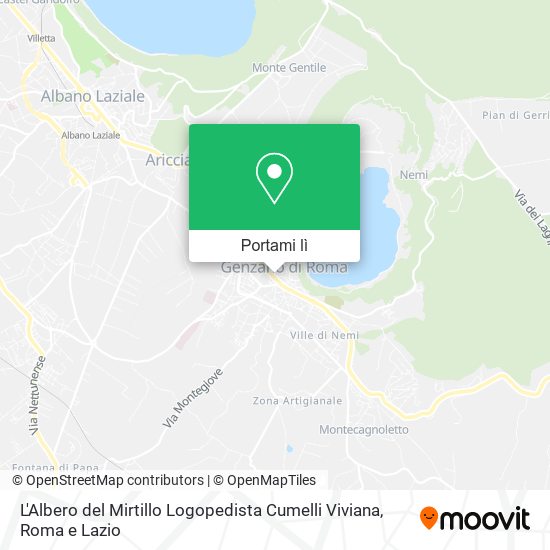 Mappa L'Albero del Mirtillo Logopedista Cumelli Viviana