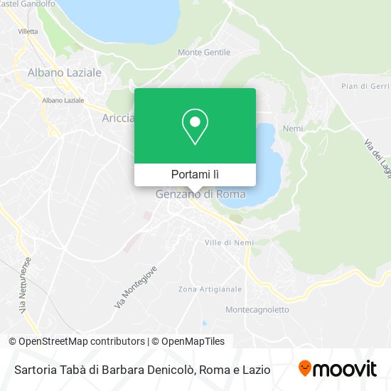 Mappa Sartoria Tabà di Barbara Denicolò