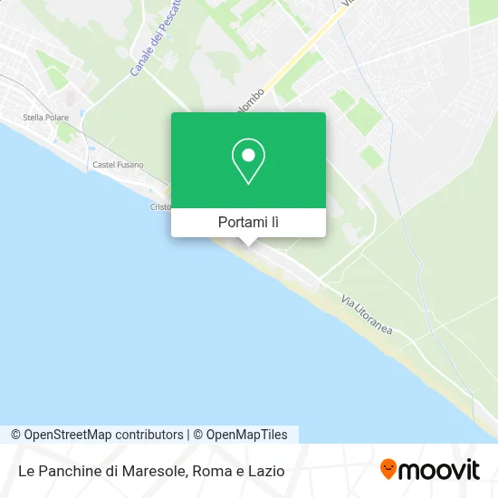 Mappa Le Panchine di Maresole