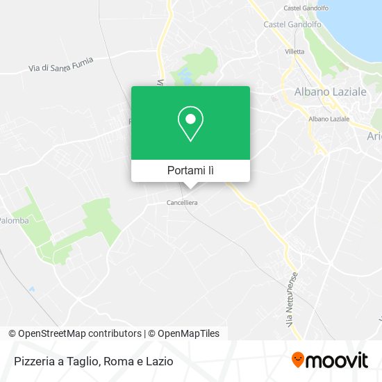 Mappa Pizzeria a Taglio