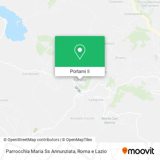 Mappa Parrocchia Maria Ss Annunziata