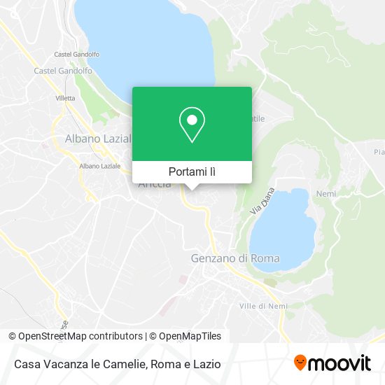 Mappa Casa Vacanza le Camelie