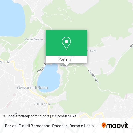 Mappa Bar dei Pini di Bernasconi Rossella