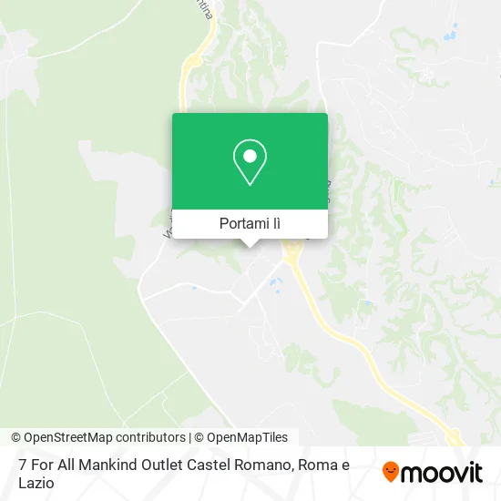 Mappa 7 For All Mankind Outlet Castel Romano