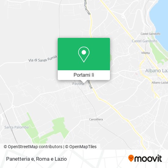 Mappa Panetteria e