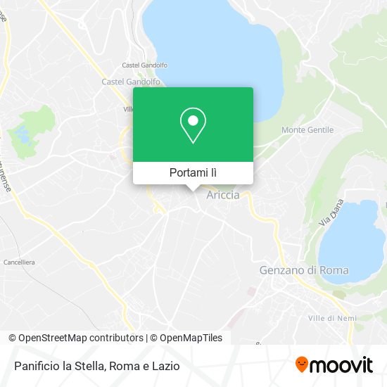 Mappa Panificio la Stella