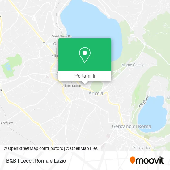 Mappa B&B I Lecci