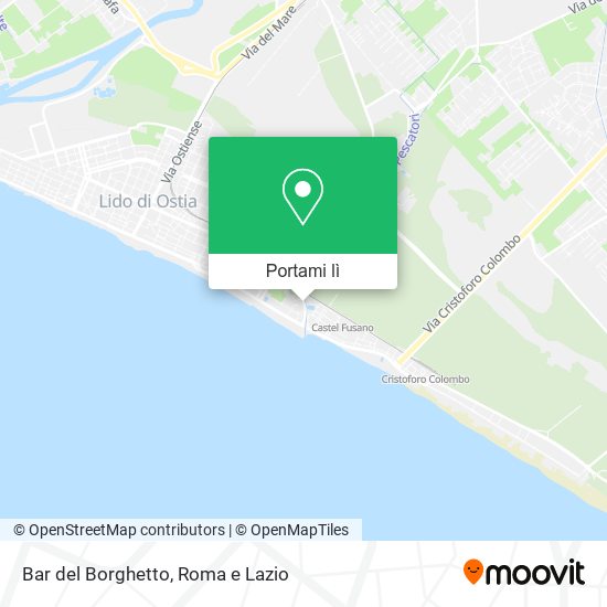 Mappa Bar del Borghetto