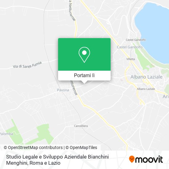 Mappa Studio Legale e Sviluppo Aziendale Bianchini Menghini