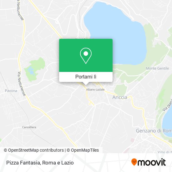 Mappa Pizza Fantasia