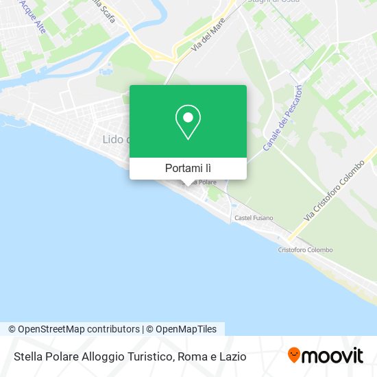 Mappa Stella Polare Alloggio Turistico