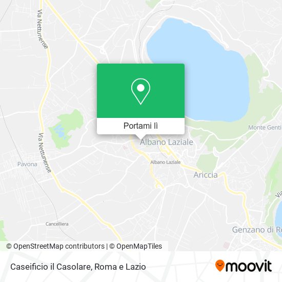 Mappa Caseificio il Casolare