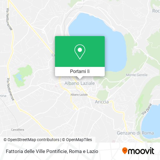 Mappa Fattoria delle Ville Pontificie