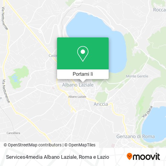 Mappa Services4media Albano Laziale