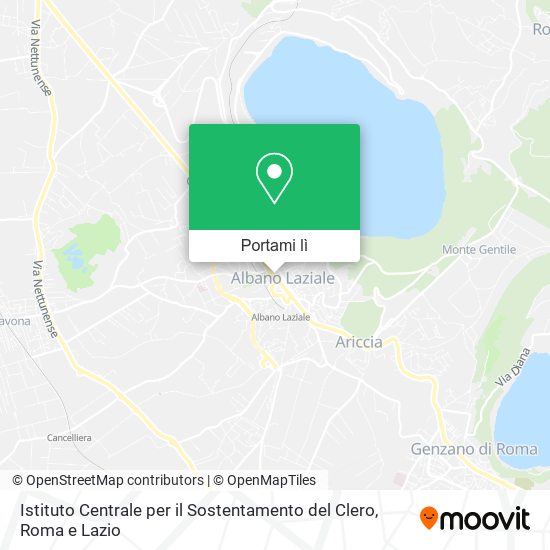 Mappa Istituto Centrale per il Sostentamento del Clero