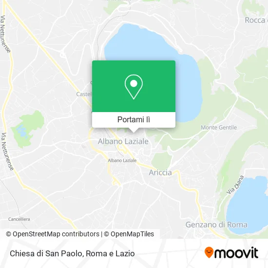 Mappa Chiesa di San Paolo